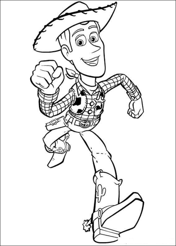 Plansa de colorat cu Toy Story 5 106